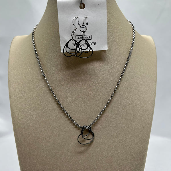 3 Layer Hearts Chain Set (Lace4Neck)
