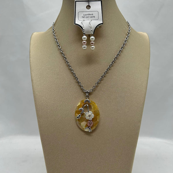 Abalone Shell Chain Set