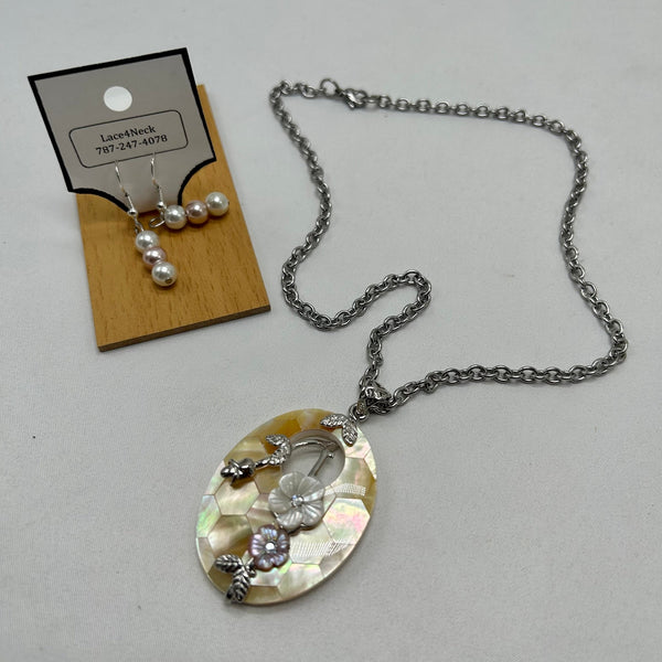 Abalone Shell Chain Set