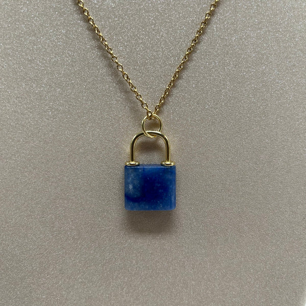 Blue Aventurine Chain Set