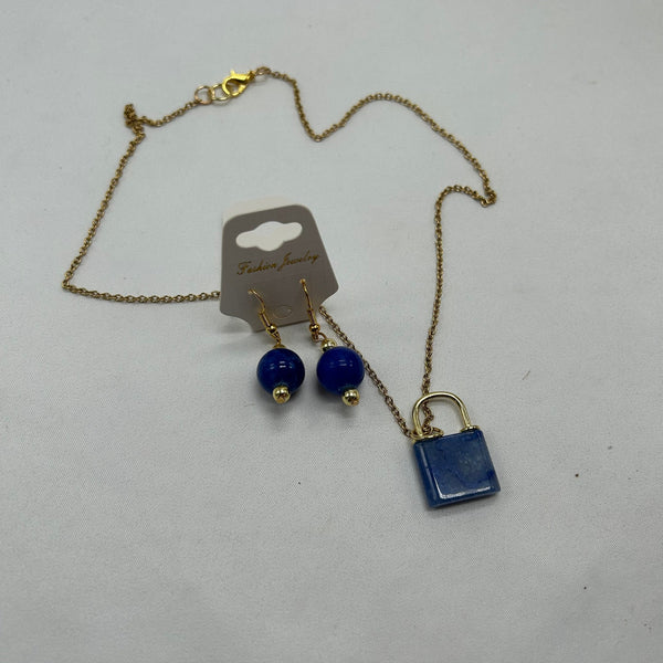 Blue Aventurine Chain Set