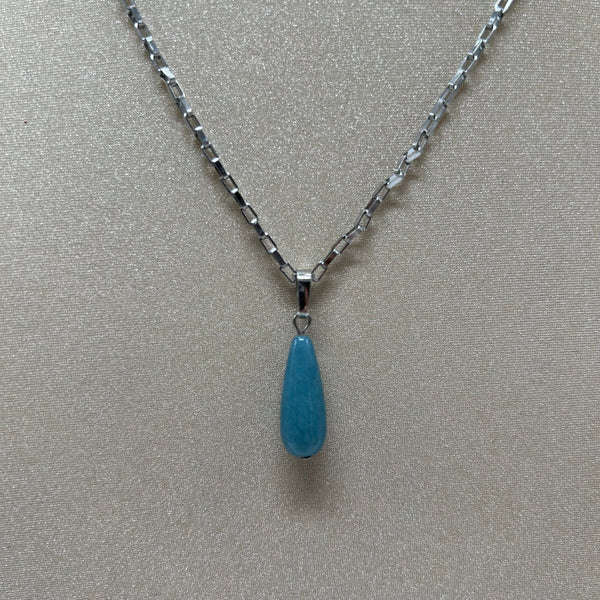 Blue Quartz Chain Set