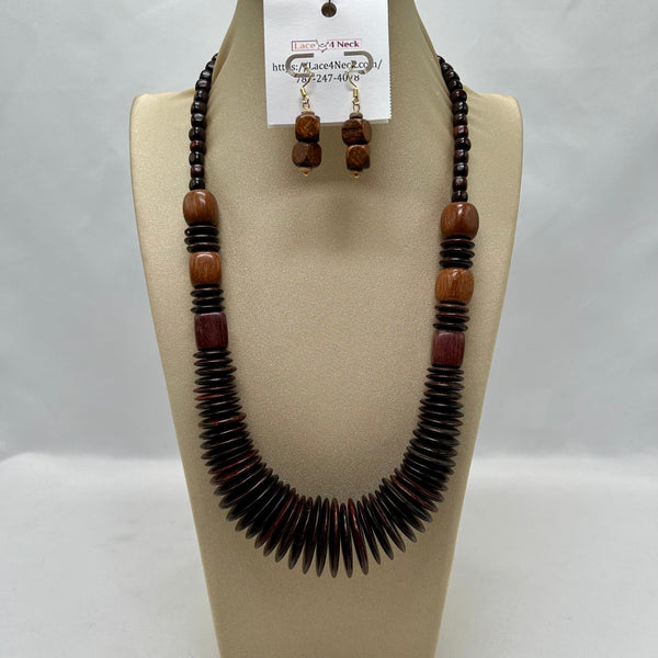 “Cedral”, Rosewood necklace