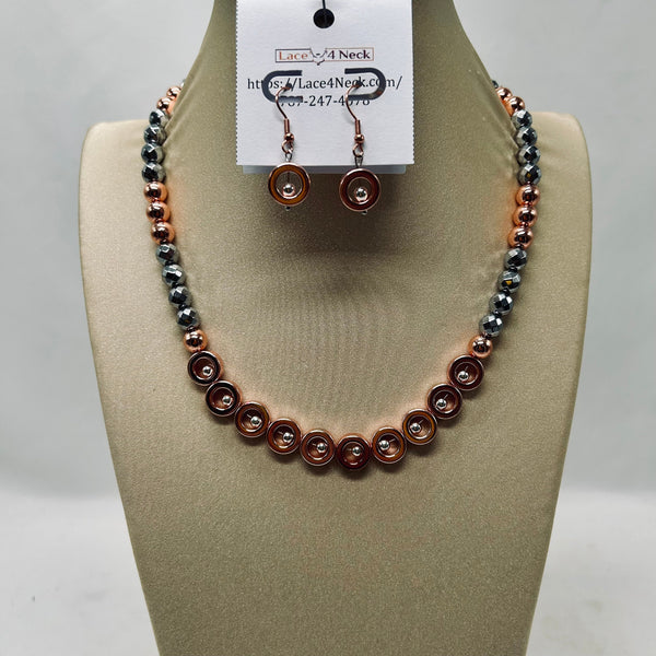 “Gravity Series”, Hematite necklaces