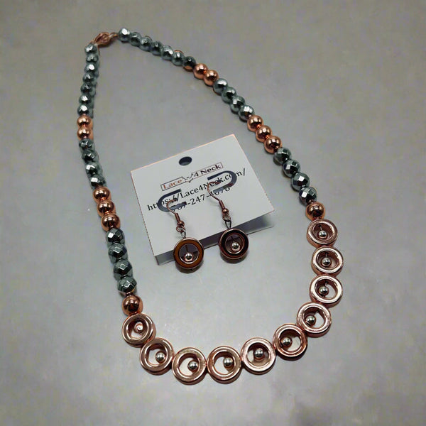 “Gravity Series”, Hematite necklaces