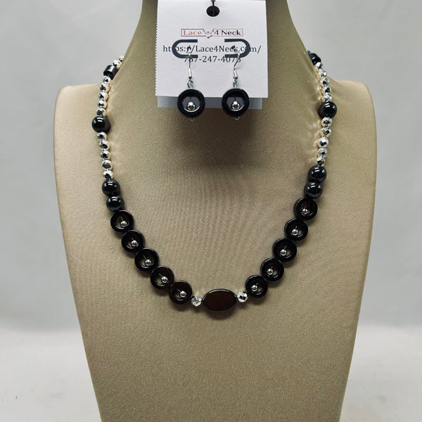 “Gravity Series”, Hematite necklaces