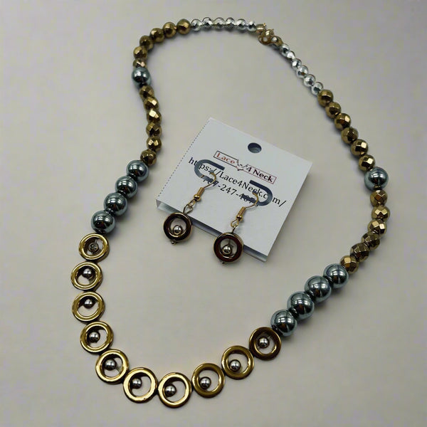 “Gravity Series”, Hematite necklaces