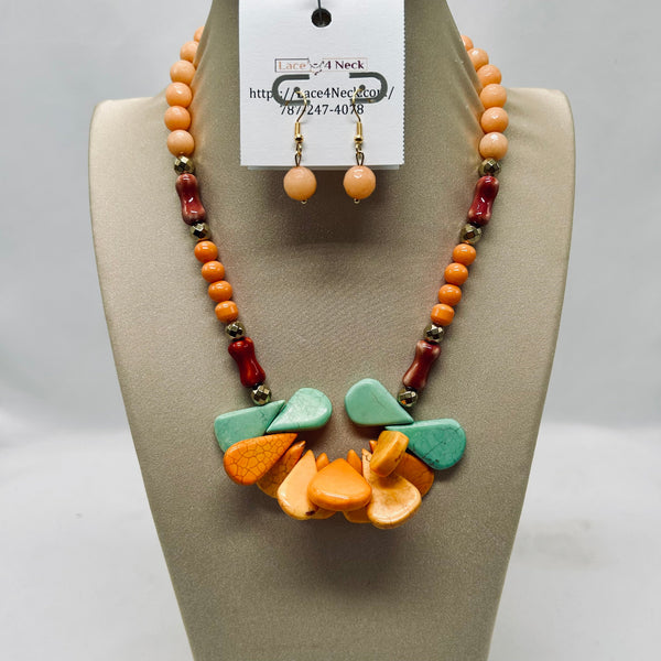 “Kalawa”, Jade & Magnesite necklace