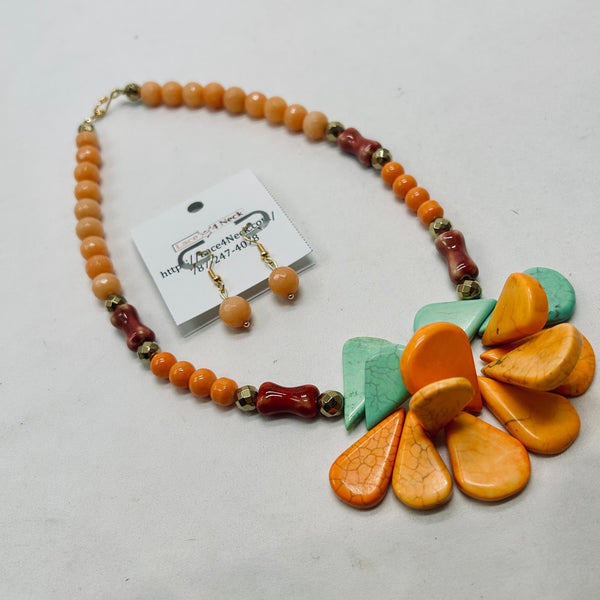 “Kalawa”, Jade & Magnesite necklace