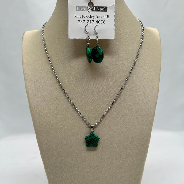 Malachite Chain Set