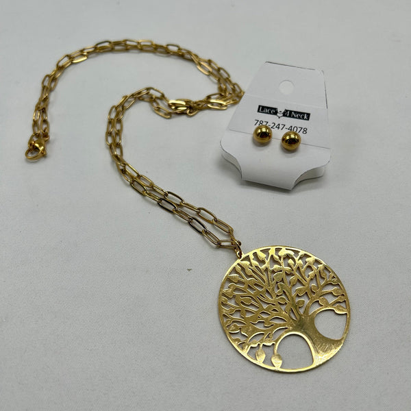 SS Gold/Silver Tree of Life (Lace4Neck)