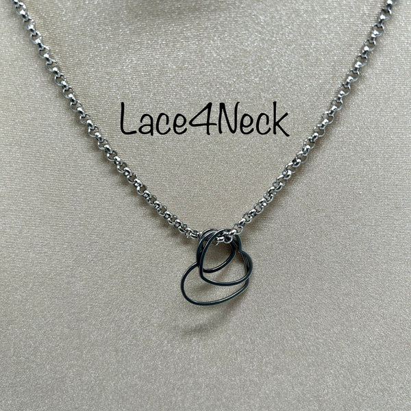 3 Layer Hearts Chain Set (Lace4Neck)