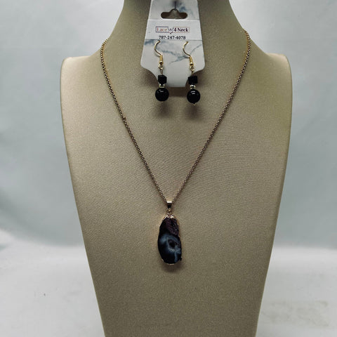 “Brazilian Agate” Chain Set