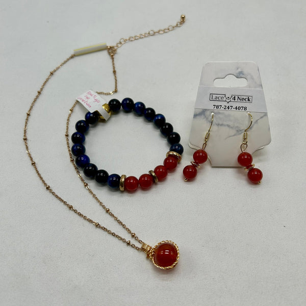 Carnelian Chain Set