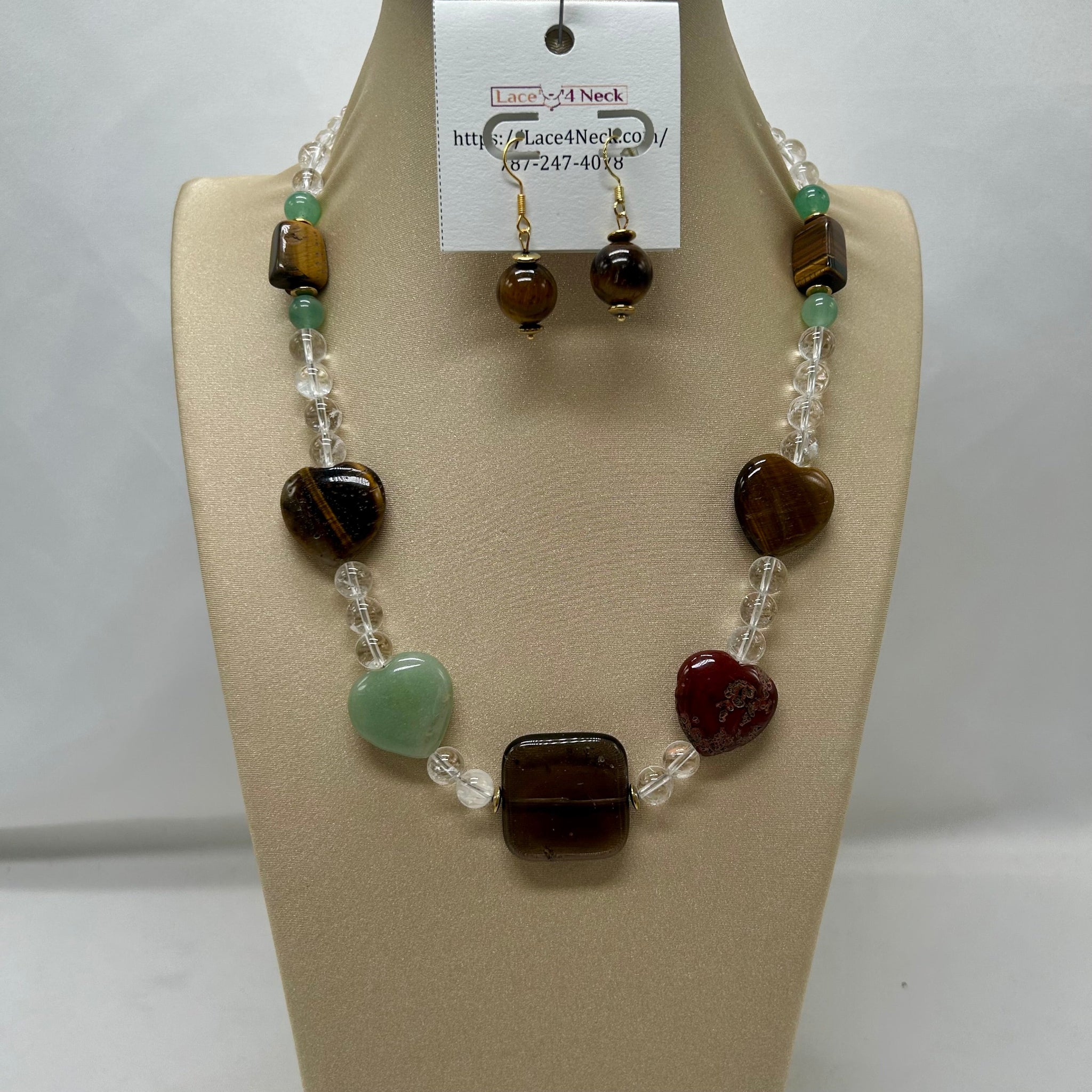 “Cori 2”, Mixed Quartz necklace