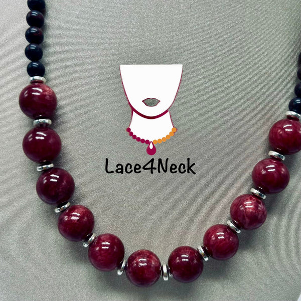 “Gatúbela,” Jade and Jasper necklace