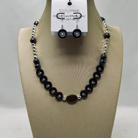 “Gravity Series”, Hematite necklaces