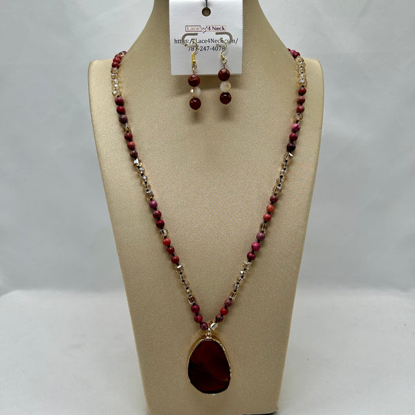 “Impress”, Impression Jasper necklace