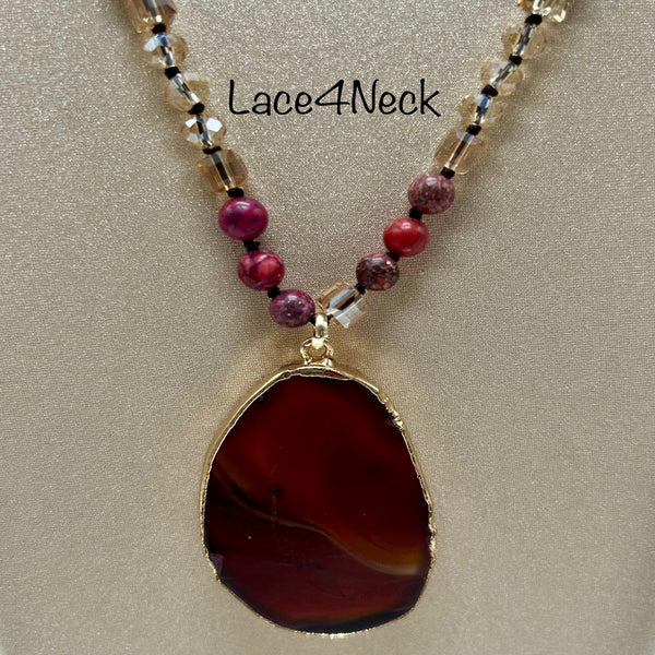 “Impress”, Impression Jasper necklace