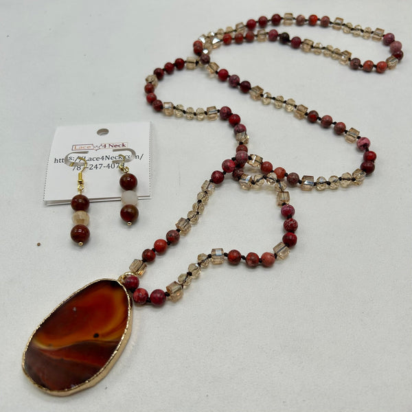 “Impress”, Impression Jasper necklace