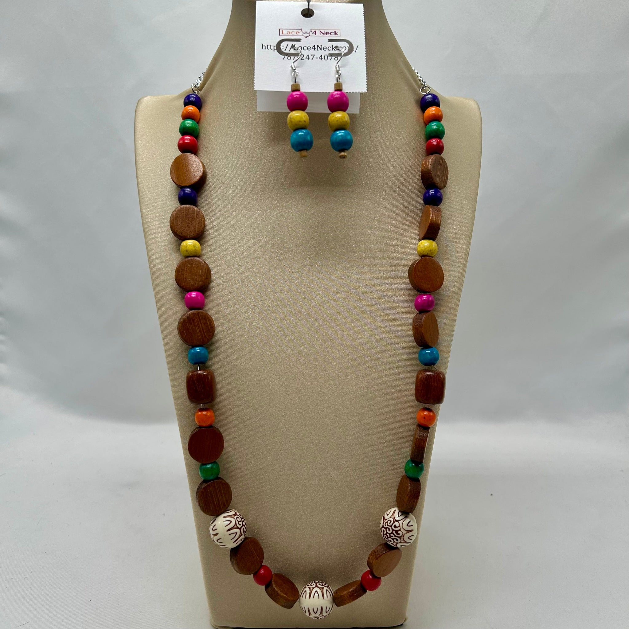 “Kahoy”, Acrylic & Wood chain