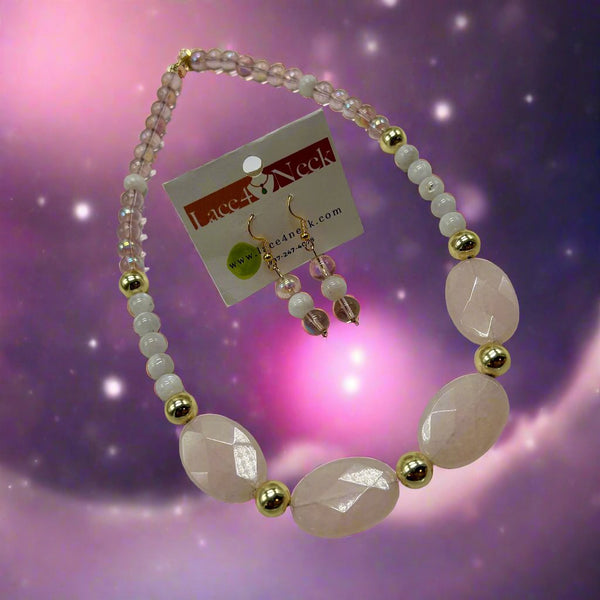 “Moon Magic”, Jade & Moonstone necklace