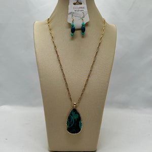 “Oseaan”, SS & Ocean Jasper necklace