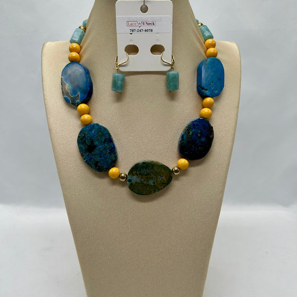 "Ozeanoa", Ocean Jasper necklace