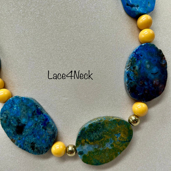 "Ozeanoa", Ocean Jasper necklace