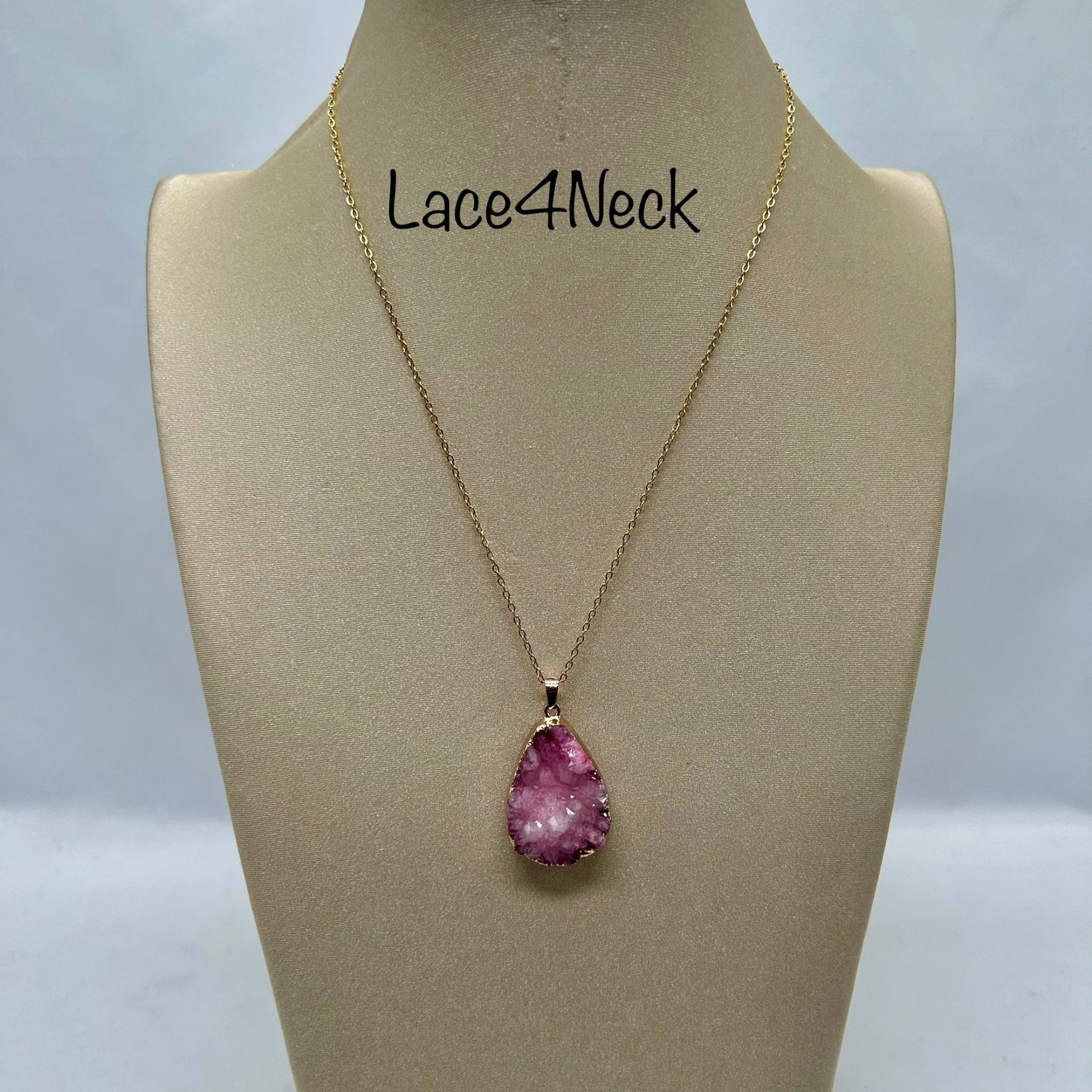 Pink Agate Chain