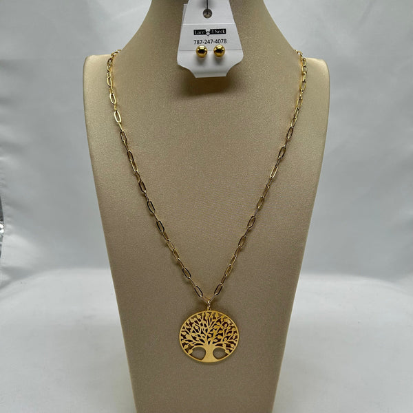 SS Gold/Silver Tree of Life (Lace4Neck)