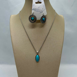 Turquoise Chain Set